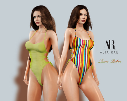 Second Life Marketplace - {Asia Rae} Lucia Bikini {FATPACK}